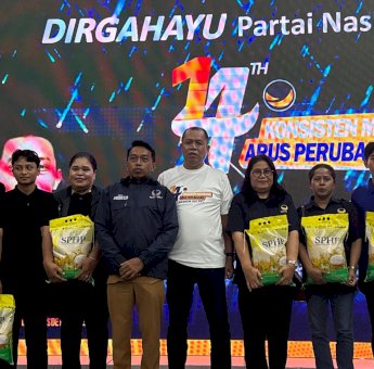 Moment Hut ke-14 NasDem, Syaharuddin Alrif Tegaskan Konsistensi-Target Pertahankan Kemenangan di Sulsel