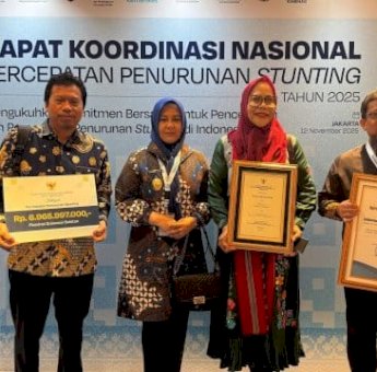 Duet Andi Sudirman-Fatmawati Bawa Sulsel Peringkat Kedua Nasional Penurunan Stunting
