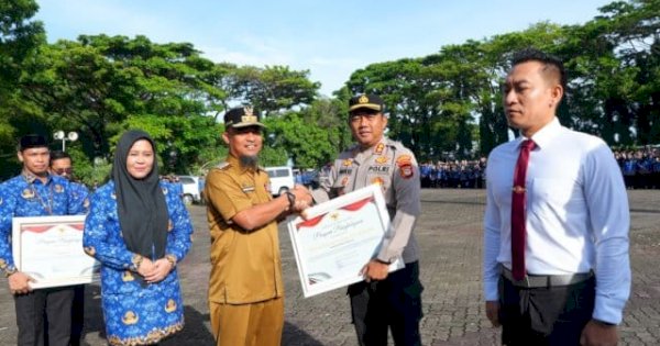 Gubernur Sulsel Beri Penghargaan 7 Anggota Polri atas Keberhasilan Ungkap Kasus Penculikan Bilqis