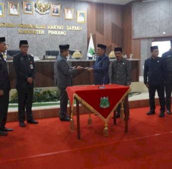 Paripurna DPRD Pinrang Sahkan Dua Ranperda Demi Layanan Publik Lebih Inklusif dan Transparan