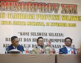 Darmawangsyah Muin Resmi Pimpin KONI Sulsel, Usung Misi Bangkitkan Prestasi Menuju PON 2028