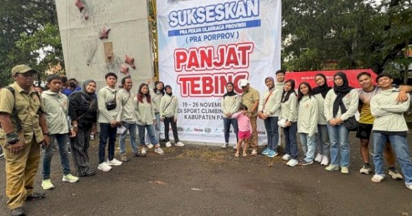 Ketua KONI Dukung Penuh Atlet Panjat Tebing Makassar, Target Juara Umum Porprov 2026