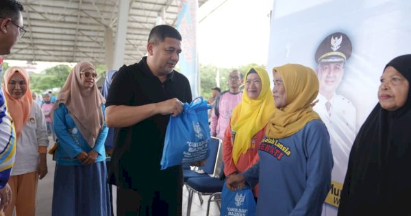 Sentuh Hati Ribuan Lansia, Munafri & Ketua TP PKK Ajak Hidup Sehat dan Beri Hadiah Umrah