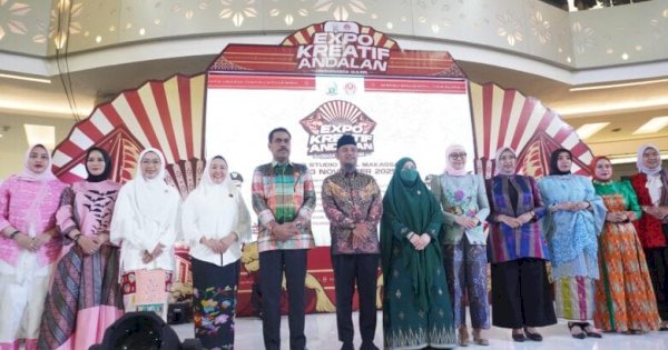 Wakili Kota Makassar Melinda Aksa Hadiri Expo Kreatif, Wadah Pelaku Usaha Perkenalkan Produk Andalan