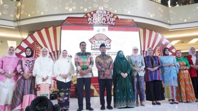 Wakili Kota Makassar Melinda Aksa Hadiri Expo Kreatif, Wadah Pelaku Usaha Perkenalkan Produk Andalan