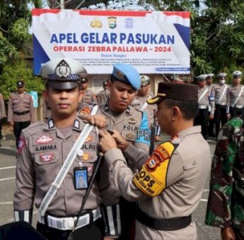 Operasi Zebra Dimulai, Polres Pangkep Fokus Tertibkan Pelanggaran Lalu Lintas
