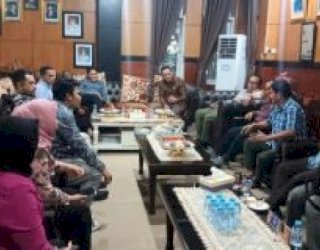 Ketua DPRD Luwu Utara Husain Terima Kunker DPRD Parigi Moutong, Bahas Penanganan Banjir