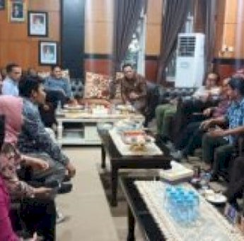 Ketua DPRD Luwu Utara Husain Terima Kunker DPRD Parigi Moutong, Bahas Penanganan Banjir