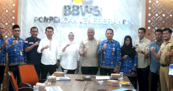 Pemkab Pinrang Koordinasi dengan BBWS Tangani Abrasi Irigasi dan Kerusakan Jalan di Patampanua