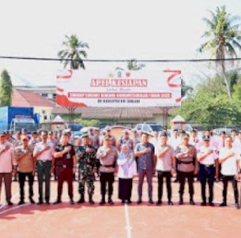 Hadiri Apel Kesiapsiagaan, Bupati Sinjai Tegaskan Pentingnya Sinergi Tangani Bencana