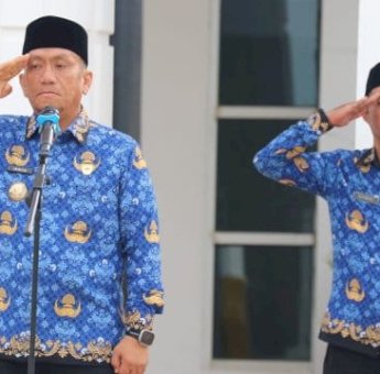 Pimpin Upacara HKN, Bupati Ibas Tegaskan Pentingnya Disiplin dan Lingkungan Kerja yang Layak