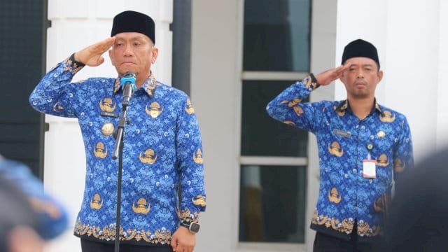 Pimpin Upacara HKN, Bupati Ibas Tegaskan Pentingnya Disiplin dan Lingkungan Kerja yang Layak
