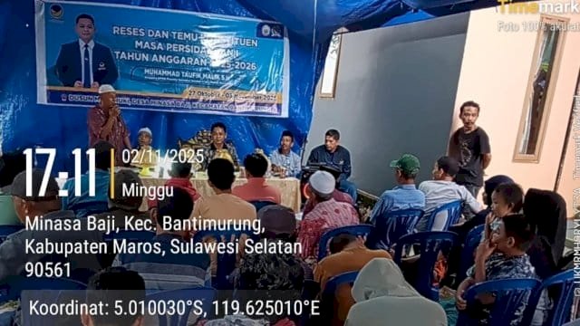 Anggota DPRD Provinsi Sulawesi Selatan dari Fraksi NasDem, Muh. Taufik Malik.