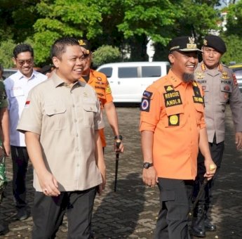 Yasir Machmud Hadiri Apel Kesiapsiagaan, Tegaskan Dukungan Penuh DPRD Sulsel