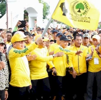Puncak HUT ke-61 Golkar Sulsel Digelar di Bone, Tegaskan &ldquo;Suara Rakyat, Suara Golkar!&rdquo;