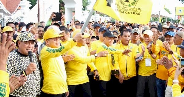 Puncak HUT ke-61 Golkar Sulsel Digelar di Bone, Tegaskan “Suara Rakyat, Suara Golkar!”
