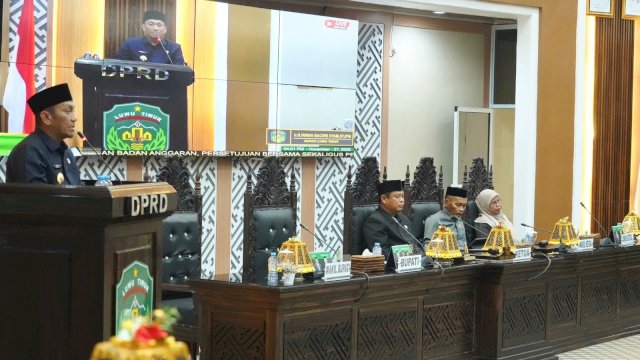 Pemkab Lutim dan DPRD Sepakati Ranperda APBD TA 2026