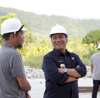 Bupati Irwan Tinjau Progres Pembangunan RS Gigi dan Mulut di Atue