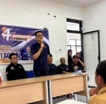 Teguh Iswara Suardi dan NasDem Barru Gelar Baksos di MTs Al Munawwarah