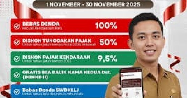 Insentif PKB Sulsel Diperpanjang: Bebas Denda 100 Persen dan Diskon hingga 50 Persen