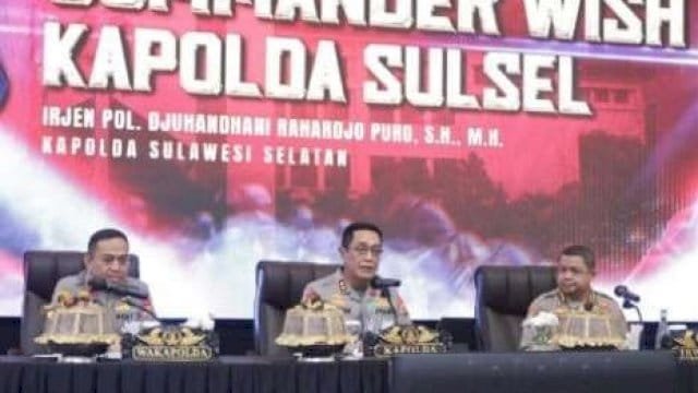 Kapolda Sulsel Tekankan Pelaksanaan Program Arah Kebijakan Presiden