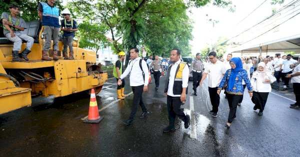 Gubernur Sulsel Resmi Groundbreaking Preservasi Jalan Paket 1 MYC Senilai Rp430 Miliar