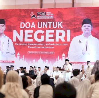 Tutup Tahun dan Sambut 2026 dengan Doa, PSI Sulsel Panjatkan Harapan untuk Negeri