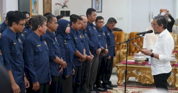 Hadiri Pelantikan PWI, Wakil Ketua DPRD Pangkep Serukan Profesionalisme dan Integritas Pers