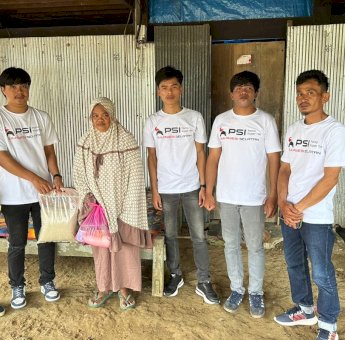 PSI Sulsel Kembali Gelar Jumat Berkah, Hadir di Desa Talawe Sidrap