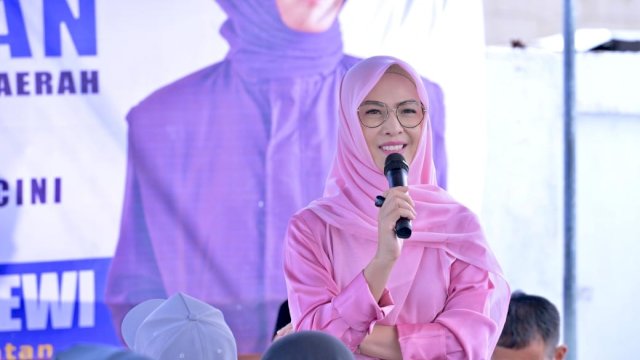 Ketua DPRD Provinsi Sulawesi Selatan, Andi Rachmatika Dewi, melaksanakan pengawasan APBD Sulsel.