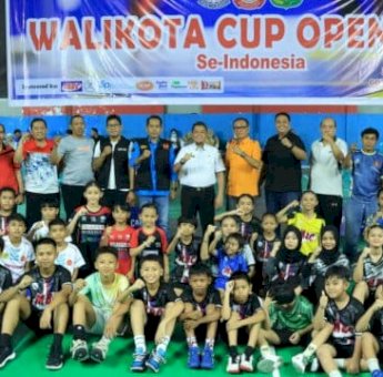Wali Kota Cup Open 2025 Resmi Bergulir, Ratusan Atlet Muda Bulutangkis Makassar Adu Prestasi