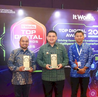 Wali Kota Munafri, Sabet Penghargaan Top Leader on Digital Implementation 2025