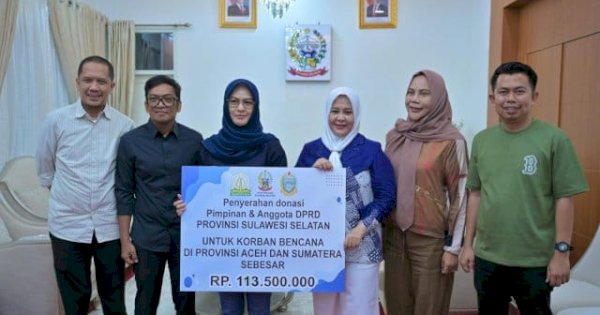 Langkah Awal, DPRD Sulsel kumpulkan Donasi 113 juta untuk Aceh dan Sumatera