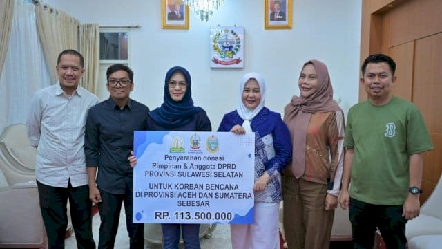 Langkah Awal, DPRD Sulsel kumpulkan Donasi 113 juta untuk Aceh dan Sumatera