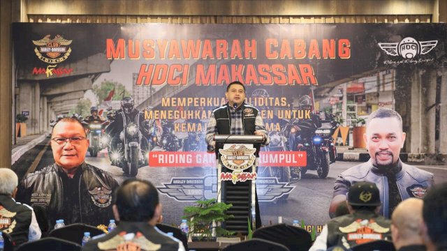 Pembukaan Muscab HDCI Makassar, Munafri Dorong Keputusan Strategis dan Berdampak Masyarakat