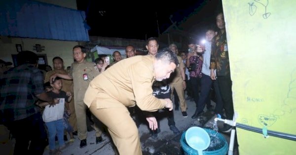 Warga Utara Tallo Akhiri 25 Tahun Krisis Air, Munafri: 100 Rumah Dapat Sambungan Gratis