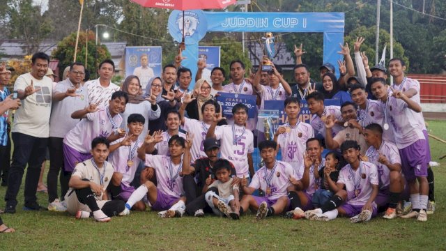 Juddin Cup I Jadi Ajang Pembinaan Bakat Sepak Bola di Luwu Timur