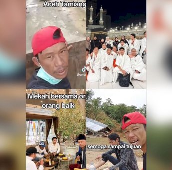Rusdi Masse Wujudkan Umrah Anto Molen di Tengah Jalan Terputus dan Banjir Bandang di Aceh