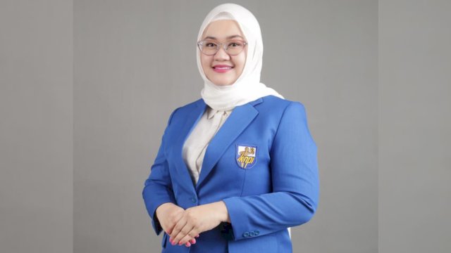 Calon Ketua DPD KNPI Sulsel, Vonny Ameliani Suardi.