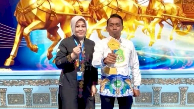 Bupati Sidrap Syaharuddin Alrif, Bersama Wakil Gubernur Sulsel Fatmawati Rusdi.