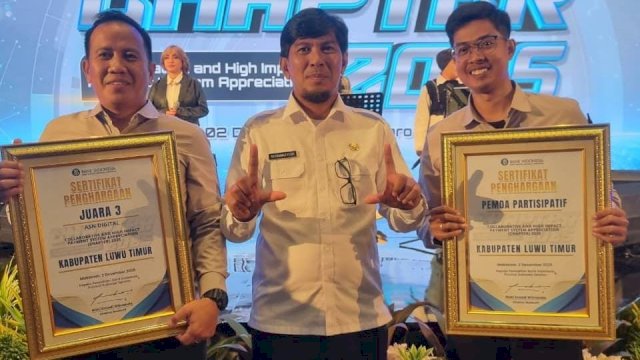 Lutim Borong Dua Penghargaan dari Bank Indonesia, Bukti Digitalisasi Kian Mantap