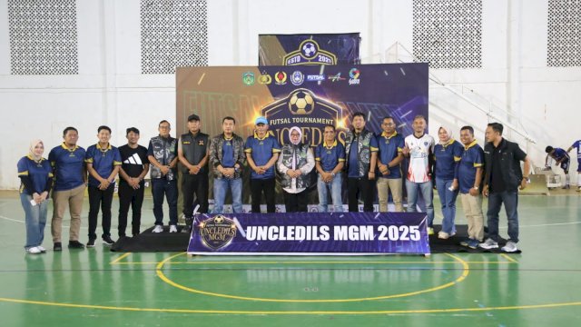 Puluhan Pemain Pro Tampil di Futsal Uncledils MGM 2025, Wabup Lutim Buka Turnamen