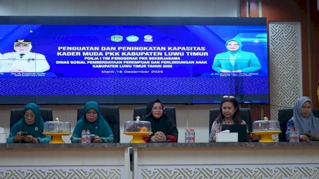 TP PKK Lutim Dorong Kader Muda Jadi Agen Perubahan Keluarga