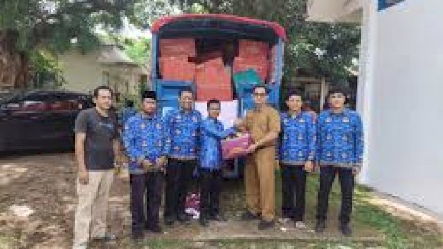 Bantuan logistik pemerintah provinsi (Pemprov) Sulsel tiba di Kabupaten Bantaeng.