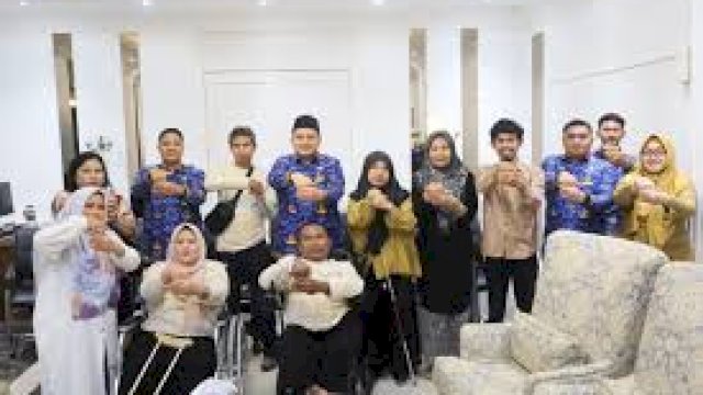 Wali Kota Makassar Ditemui Komunitas Disabilitas, Bahas HDI dan Revisi Perda