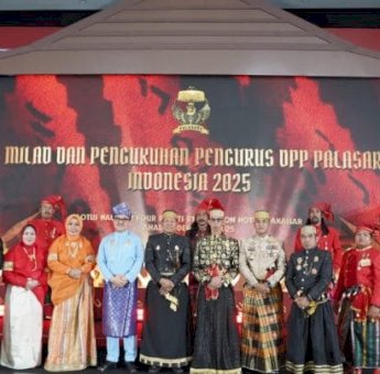Sekda Sulsel Hadiri Milad I PALASARA Indonesia, Tekankan Integritas dan Pengabdian Budaya