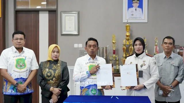 Bupati Sidrap, Syaharuddin Alrif lakukan MoU dengan Balai Pemasyarakatan (Bapas) Kelas II Watampone.