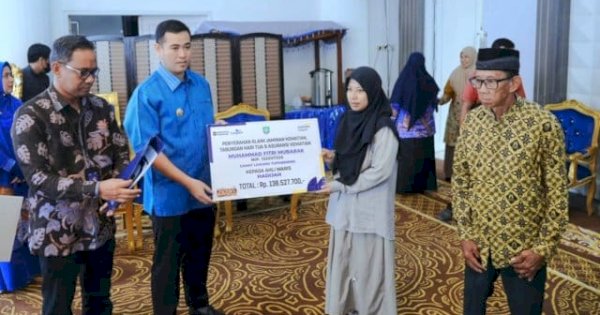 Dua ASN Pangkep Korban Kapal Tenggelam, Ahli Waris Terima Santunan