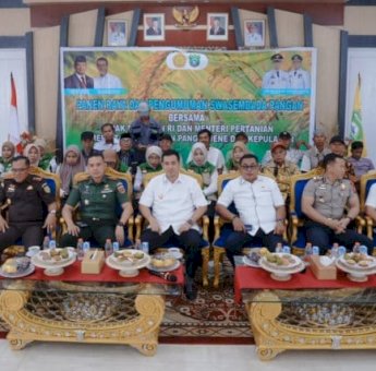 Panen Raya Nasional Digelar, Pangkep Fokus Tingkatkan Produktivitas Petani