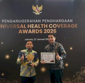 Kota Parepare Raih Penghargaan UHC Award 2026 Kategori Madya